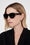 ANINE BING Alba Sunglasses - Black - On Model Side