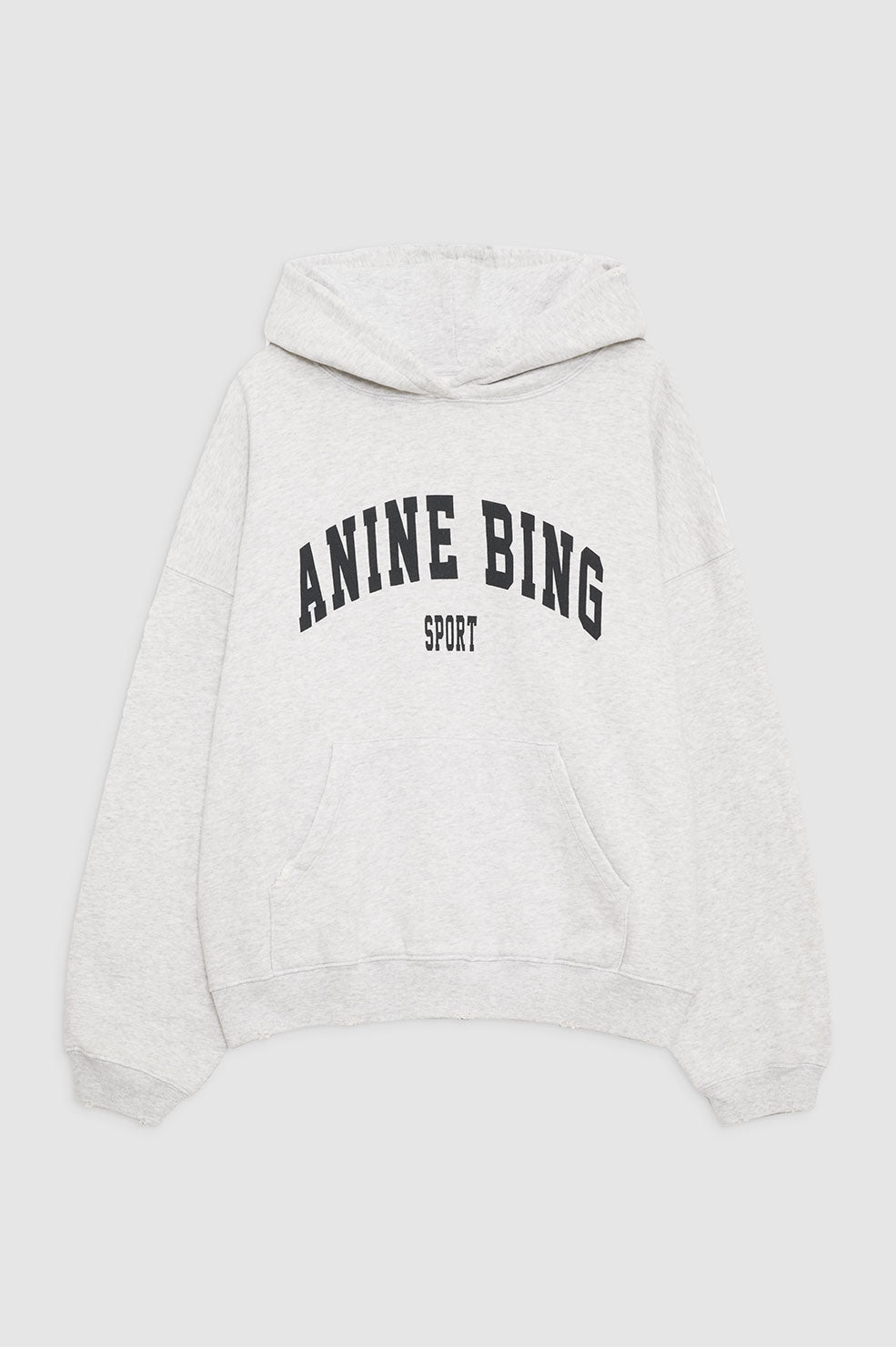 ANINE BING Harvey Sweatshirt - Heather Grey - Front View