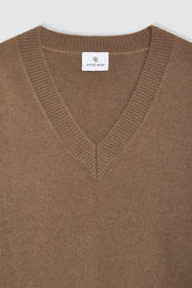 ANINE BING Lee Sweater - Camel - Detail View