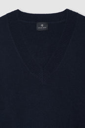 ANINE BING Lee Sweater - Deep Navy - Detail View