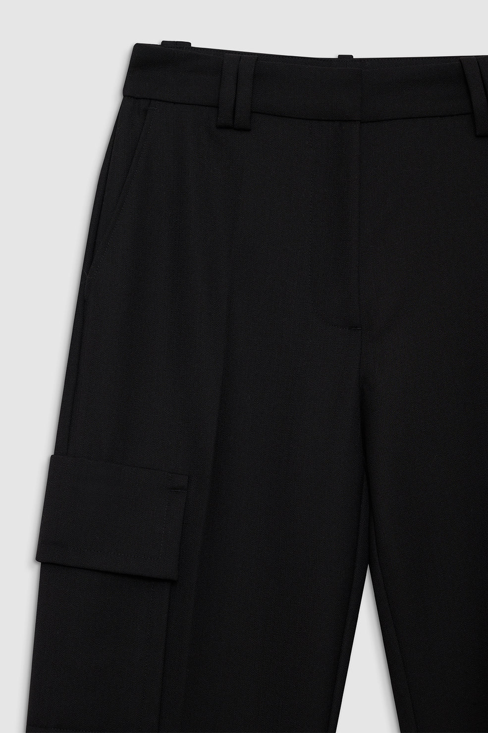 ANINE BING Dayton Cargo Pant - Black - Detail View