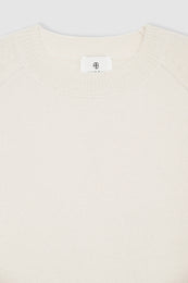 ANINE BING Jackson Sweater - Ivory - Detail View