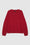 ANINE BING Lee Crew Sweater - Scarlet Red - Front View