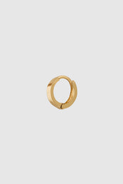 ANINE BING Mini Hoop Earring - 14k Gold - Front View