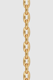 ANINE BING Oval Link Necklace - Gold - Detail View