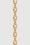 ANINE BING Oval Link Necklace - Gold - Detail View