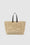 ANINE BING Large Rio Tote - Natural - Back View